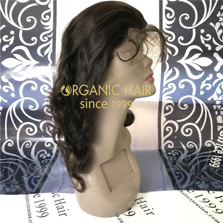 16 inch 360 lace closure wig with cheap price A87